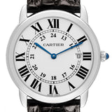 Car_tier Ronde _Solo  Large Steel Silver Dial Mens Watch