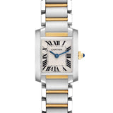 Cartier_ Tank Francaise Small Steel Yellow Gold Ladies Watch W Papers