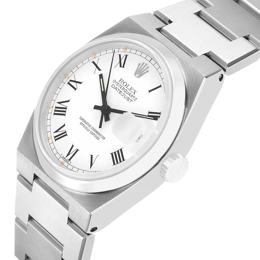 Rol_ex Oyster_quartz Datejust Buckley Dial Vintage Steel Mens Watch Box Papers