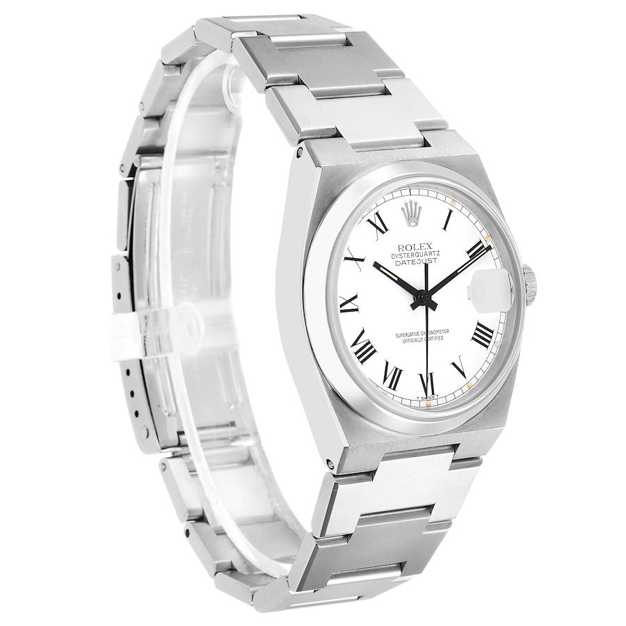Rol_ex Oyster_quartz Datejust Buckley Dial Vintage Steel Mens Watch Box Papers