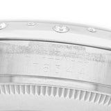 Ro_lexDatejust Midsize Steel White Gold MOP Diamond Watch  Box Card