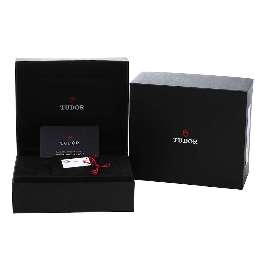 Tud_or Ran_ger  Beige Dial_ Steel Mens Watch  Box Card