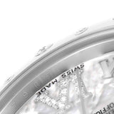 Ro_lexDatejust Midsize Steel White Gold MOP Diamond Watch  Box Card