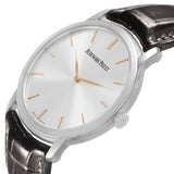 Aude_mars Piguet Jules Extra Thin Silver Dial White Gold Watch