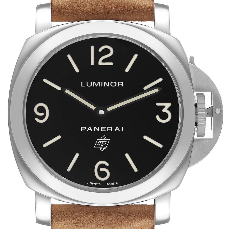 Pan_erai Luminor _Base Logo Steel Mens Watch  Box Card