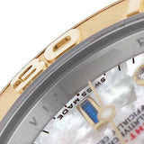 Ro_lexYachtmaster  Yellow Gold Steel MOP Sapphire Ladies Watch Card