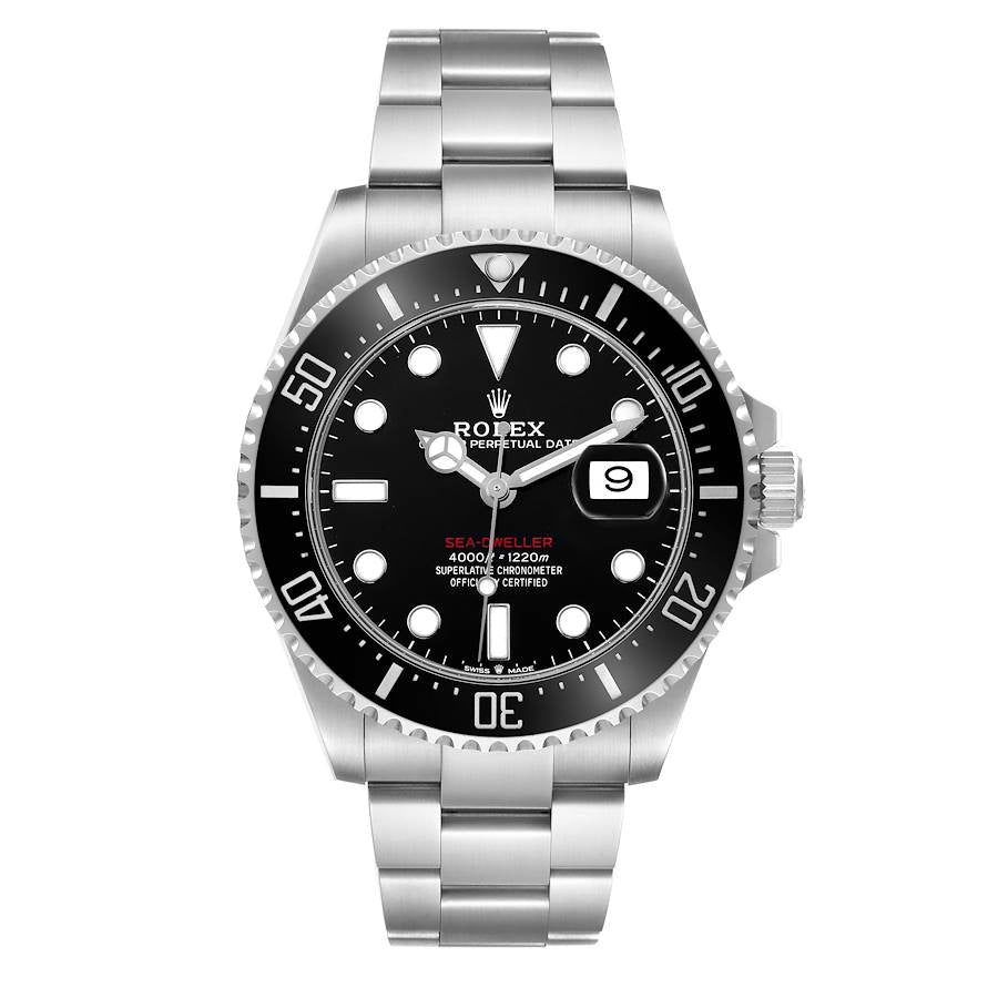 Ro_lex Seadweller Anniversary Steel Black Dial Mens Watch