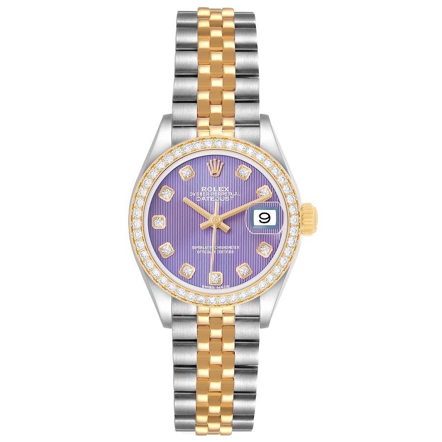Rolex _Datejust  Steel Yellow Gold Diamond Ladies Watch Card