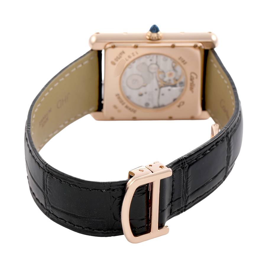 Car_tier Tank _Louis  Power Reserve Rose Gold Mens Watch Card