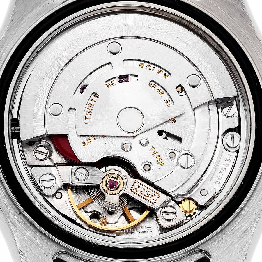 Ro_lexYachtmaster  Yellow Gold Steel MOP Sapphire Ladies Watch Card