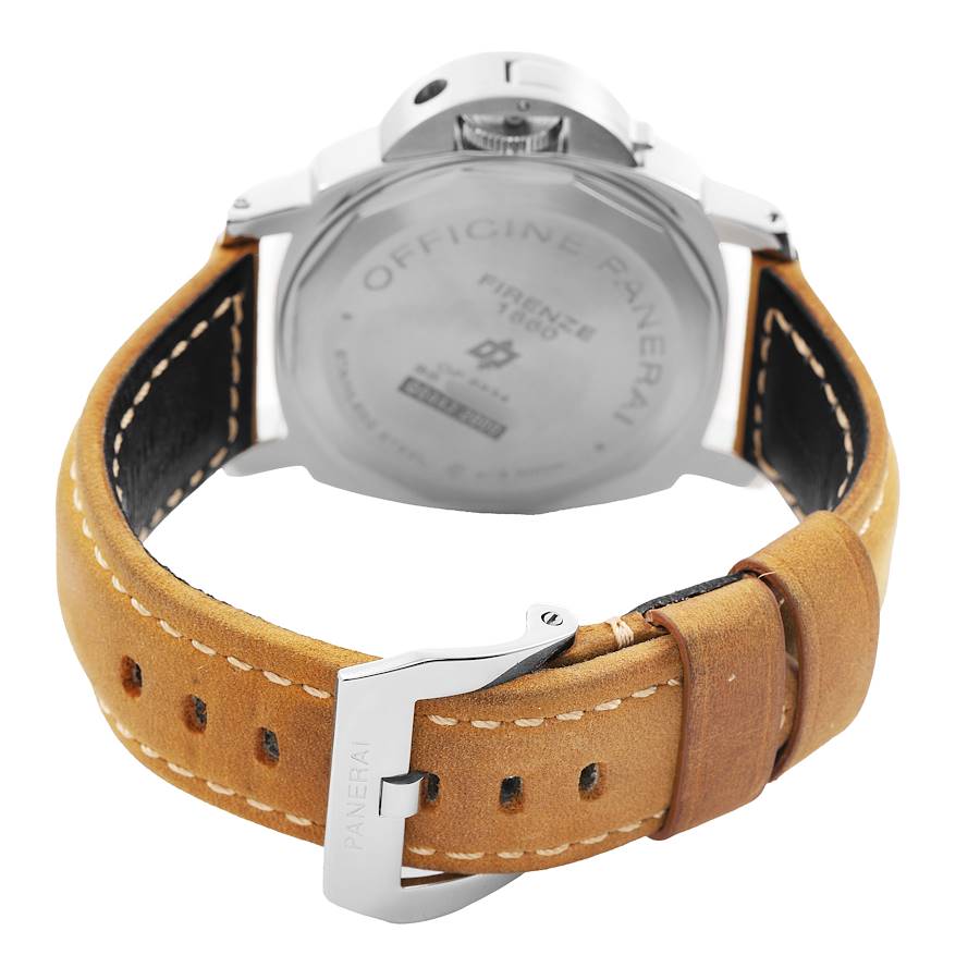 Pan_erai Luminor _Base Logo Steel Mens Watch  Box Card
