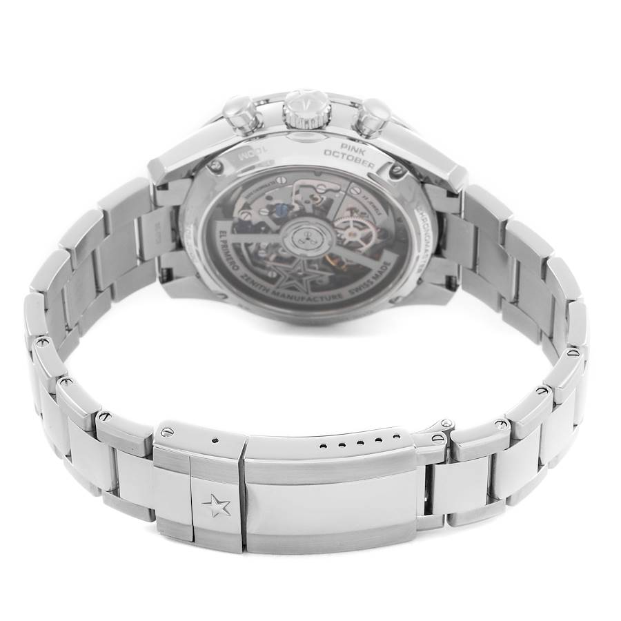 Zen_ith Chrono_master Sport Pink LE Steel Mens Watch Box Card