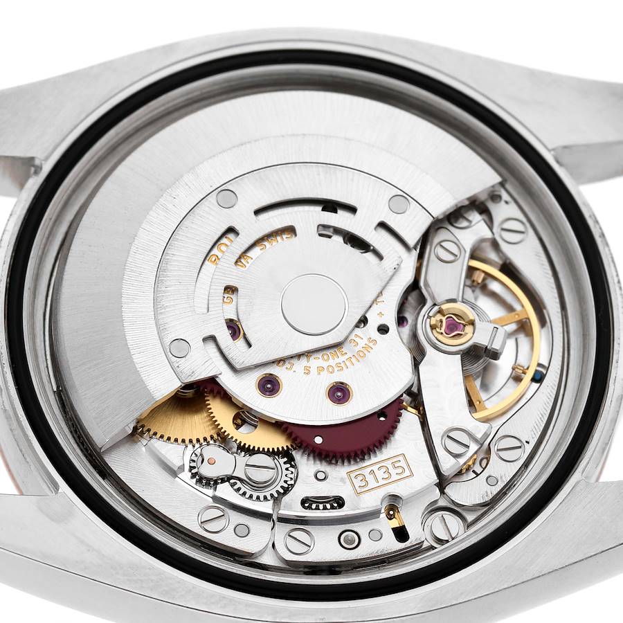 Ro_lex Datejust  Silver Concentric Dial Steel Rose Gold Mens Watch