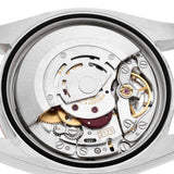Ro_lex Datejust  Silver Concentric Dial Steel Rose Gold Mens Watch