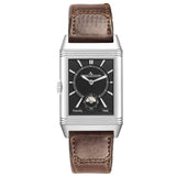 Jae_ger LeCou_ltre Reverso Duoface Steel Mens Watch  Card