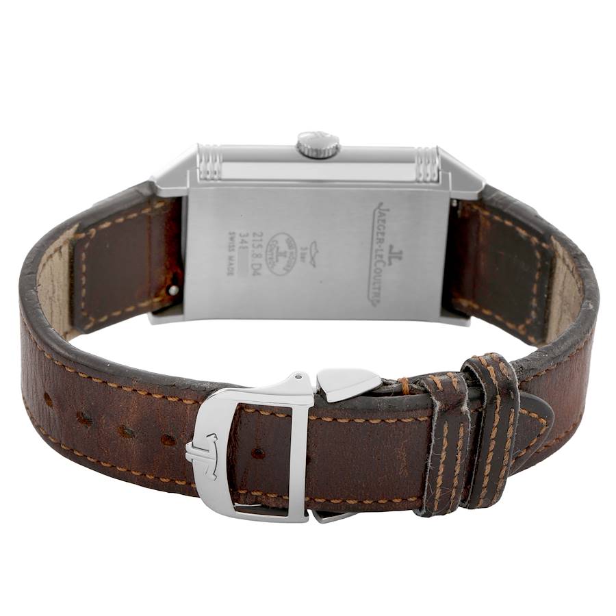 Jae_ger LeCou_ltre Reverso Duoface Steel Mens Watch  Card