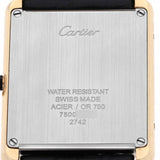 Ca_rtier Tank _Solo Yellow Gold Steel Mens Watch