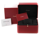 Car_tier Ballon_ Bleu  Blue Dial Steel Mens Watch  Box Card