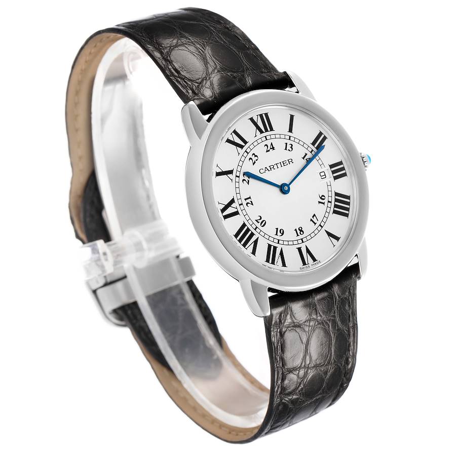 Car_tier Ronde _Solo  Large Steel Silver Dial Mens Watch