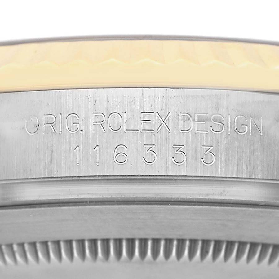 Rol_ex Date_just  Steel Yellow Gold Silver Diamond Mens Watch
