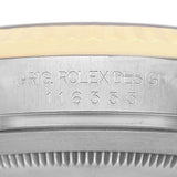 Rol_ex Date_just  Steel Yellow Gold Silver Diamond Mens Watch