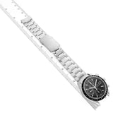 Ome_ga Speed_master Steel Date Black Dial Mens Watch