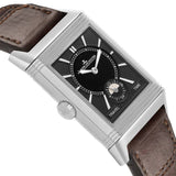 Jae_ger LeCou_ltre Reverso Duoface Steel Mens Watch  Card