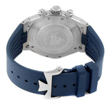 Vach_eron Const_antin Overseas Chronograph Blue Dial Watch