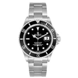 Rol_ex Subma_riner Date Steel Black Dial Mens Watch