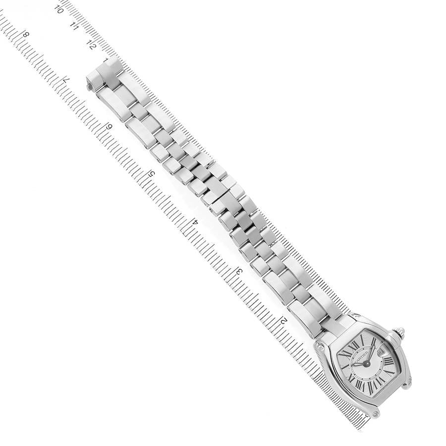 Cartier _ Roadster Small Steel Silver Dial Ladies Watch W Card