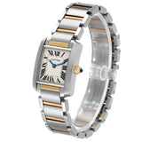Cartier_ Tank Francaise Small Steel Yellow Gold Ladies Watch W Papers