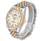 Ro_lex Datejust Steel Yellow Gold Anniversary Dial Mens Watch