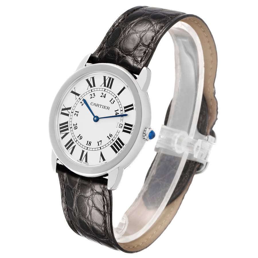 Car_tier Ronde _Solo  Large Steel Silver Dial Mens Watch
