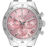 Zen_ith Chrono_master Sport Pink LE Steel Mens Watch Box Card