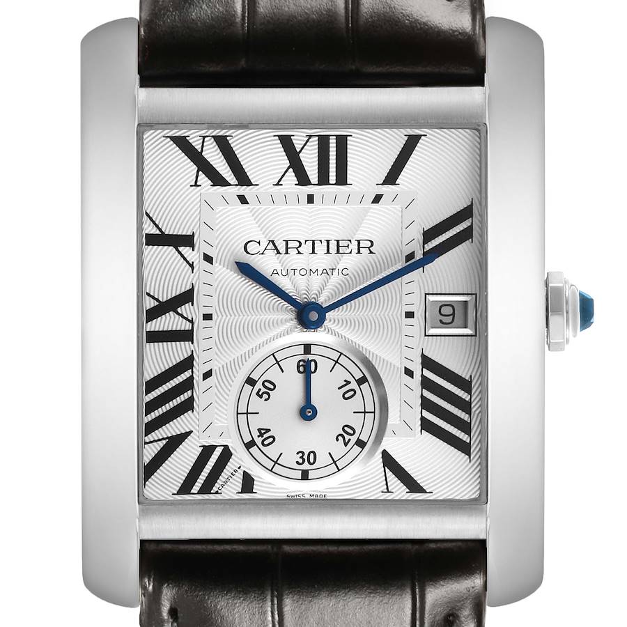Car_tier Tank _MC Steel Silver Dial Mens Watch