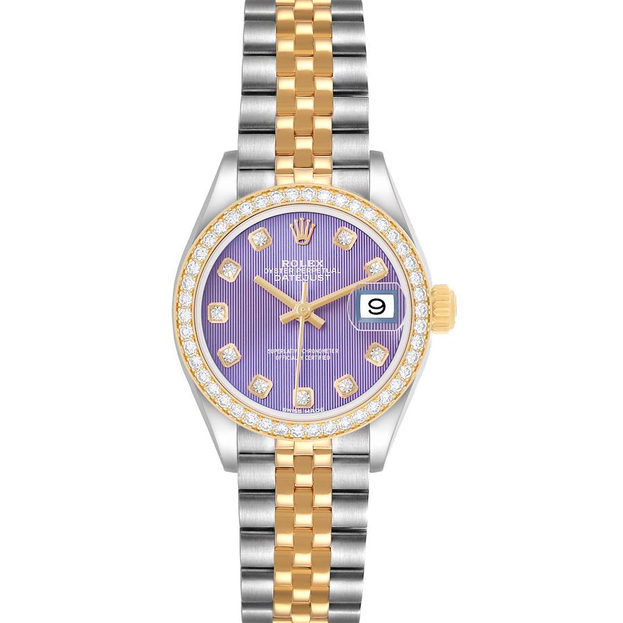 Rolex _Datejust  Steel Yellow Gold Diamond Ladies Watch Card