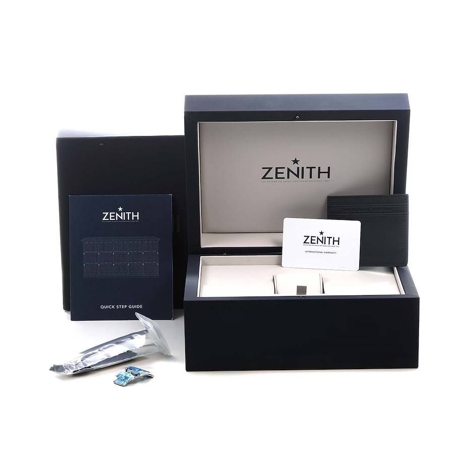 Zen_ith Chrono_master Sport Pink LE Steel Mens Watch Box Card