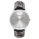 Aude_mars Piguet Jules Extra Thin Silver Dial White Gold Watch