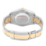 Ro_lex Datejust  Champagne Dial Steel Yellow Gold Mens Watch