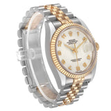 Ro_lex Datejust Steel Yellow Gold Anniversary Dial Mens Watch