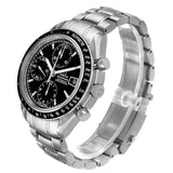 Ome_ga Speed_master Steel Date Black Dial Mens Watch