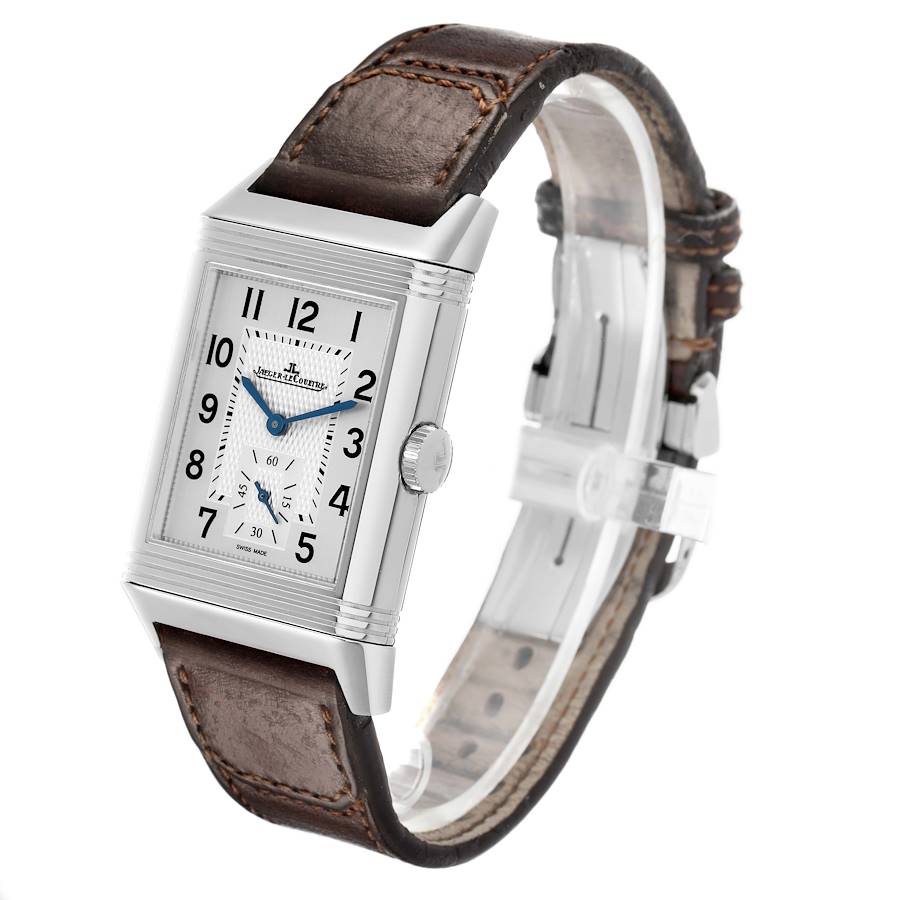 Jae_ger LeCou_ltre Reverso Duoface Steel Mens Watch  Card