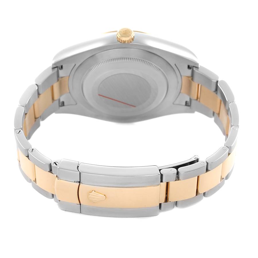 Rol_ex Date_just  Steel Yellow Gold Silver Diamond Mens Watch