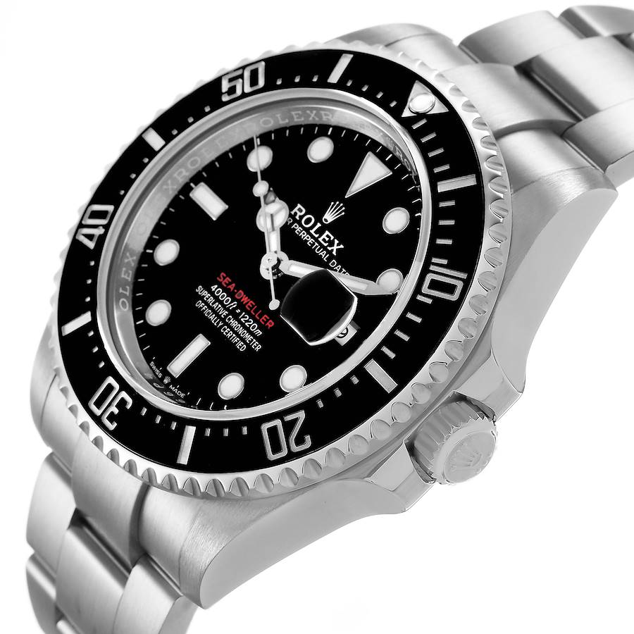 Ro_lex Seadweller Anniversary Steel Black Dial Mens Watch