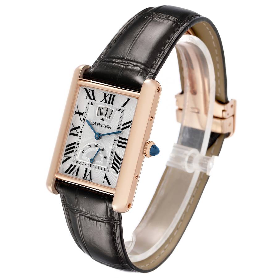 Car_tier Tank _Louis  Power Reserve Rose Gold Mens Watch Card