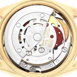 Ro_lex President Datejust 26 Yellow Gold Black Pyramid Dial Ladies Watch